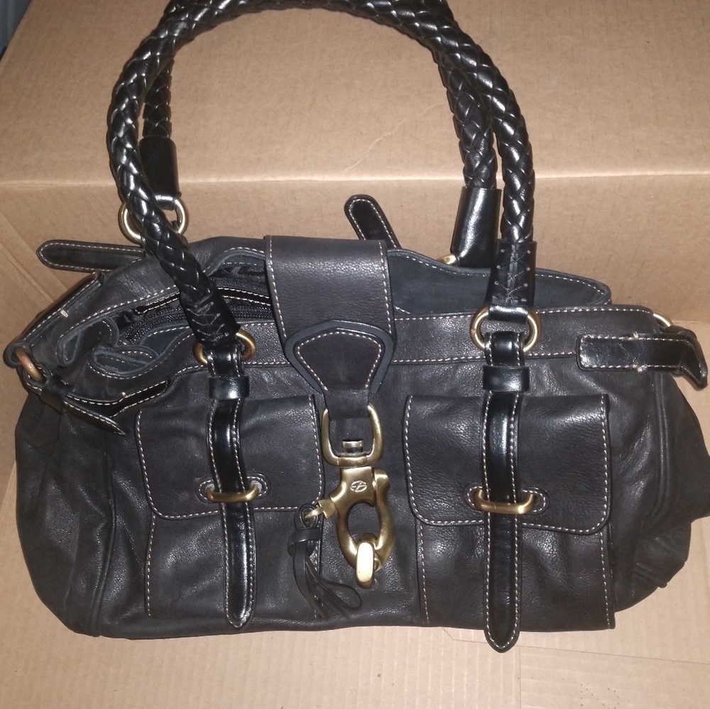 New Francesco Biasia Leather Handbag Purse